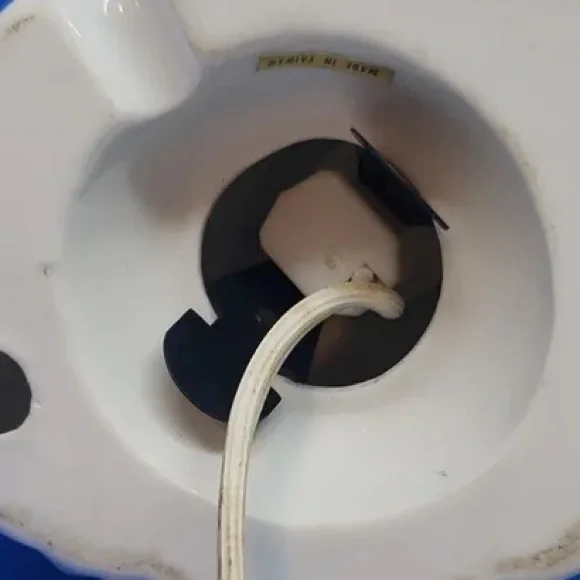 NURSERY NIGHT LIGHT CERAMIC BEAR ON CLOUD with RATTLE & BALL Decoration - Picture 9 of 11